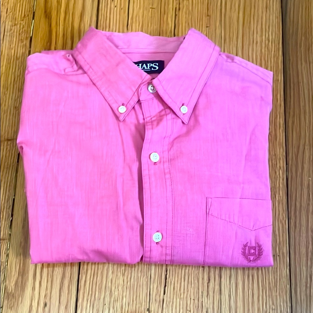 Men’s chaps long sleeve shirt never worn
